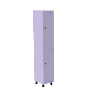Armário Roupeiro em Aço Mt 1v 2 Portas - Pitão Lilás