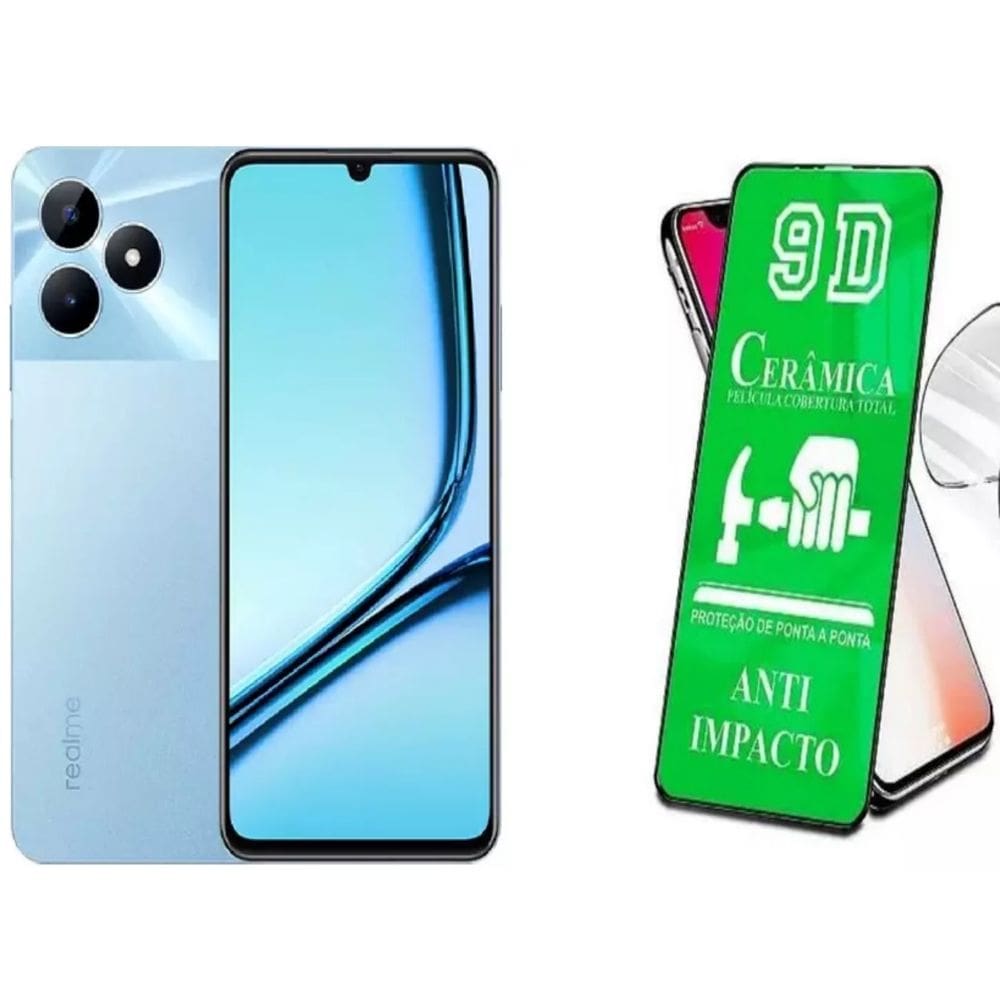 PELÍCULA CERAMICA 9D CLEAR PREMIUM PARA REeALME NOTE 50