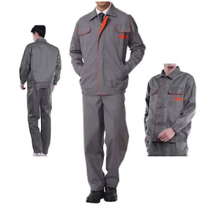 Conjunto Uniforme EPI Listra Refletiva Construçao Civil Segurança do Trabalho Obra Mecanico