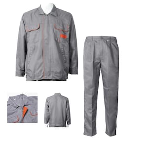 Conjunto Uniforme EPI Listra Refletiva Construçao Civil Segurança do Trabalho Operario Mecanico