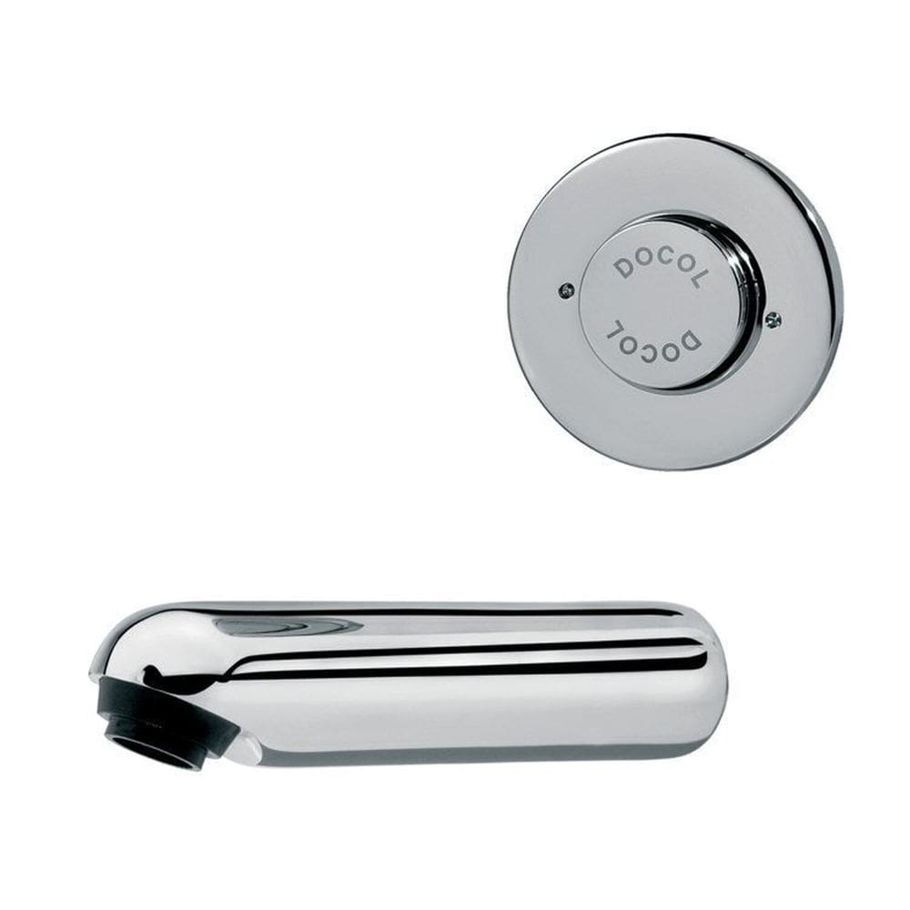 Kit 3 Torneiras para Banheiro de Parede Antivandalismo Docol Pressmatic Baixa Pressão 85mm 3/4” Cromado