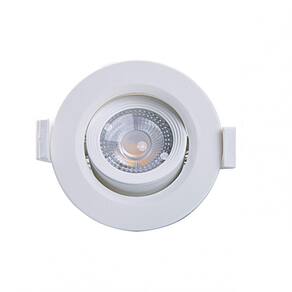 Spot Embutir Redondo Alltop LED Mr11 3W 3000K 38º Taschibra Branco