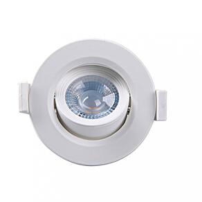 Spot Embutir Redondo Alltop LED Mr16 5W 6500K 38º Taschibra Branco