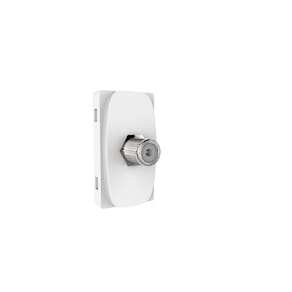 Módulo tomada p/ cabo coaxial antena e TV Gracia Alumbra Branco