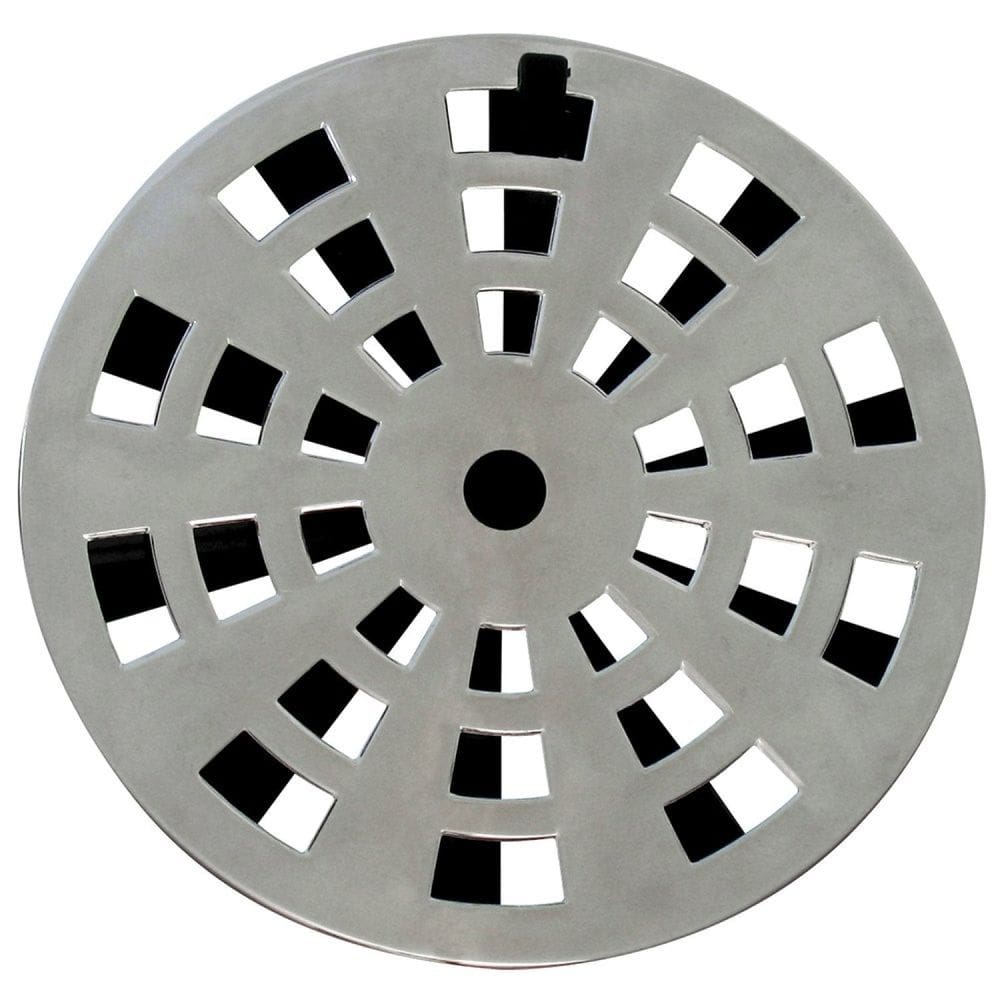Grelha Redonda com Diâmetro de 15cm e com Anti-Inseto em ABS Cromado Astra Cromado