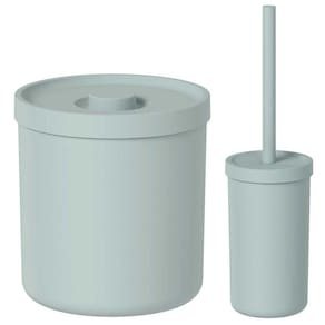 Conjunto Banheiro lixeira 6L Escova Sanitaria OU Bold Verde