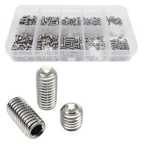 500 Parafusos Rosca Soquete Sem Cabeça Allen M2.5 A M4 Inox