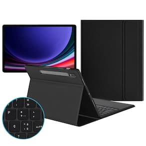 Capa Proteção Com Teclado Para Galaxy Tab S9+ /S9 Fe+ 12,4