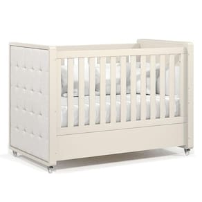 Berço Americano Tutto New Off White com Capitonê New Boucle - Matic