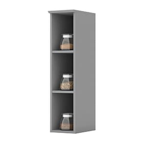 Armário Aéreo Nicho 20 cm Nova York Cinza – Henn