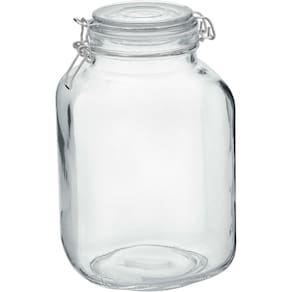 POTE HOME&CO VIDRO 3L 23x14x14cm PORTA MANTIMENTOS