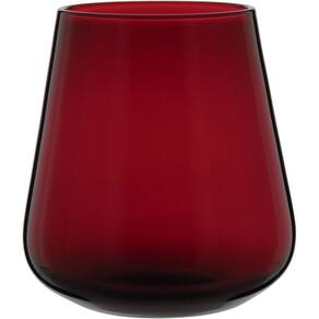 JG 2PÇ COPO HOME&CO COMODORE VIDRO 400ml 10x9x9cm VERMELHO