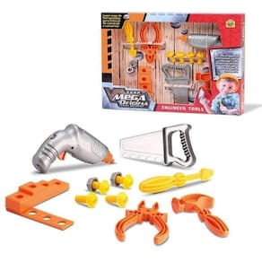 Kit Mega Ferramentas Brinquedo 13 Peças Oficina Infantil