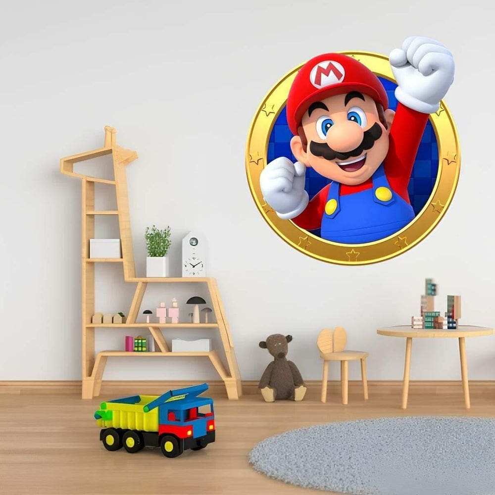 Adesivo De Parede Super Mario Mod10