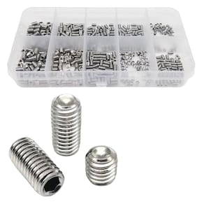 500 Parafusos Rosca Soquete Sem Cabeça Allen M2.5 A M4 Inox
