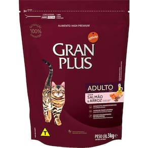 Gran Plus Gatos Ad. Salmao 3 Kg