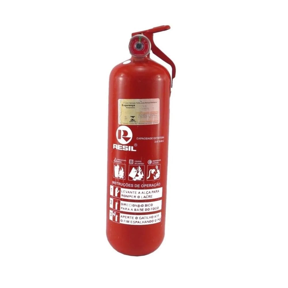 Extintor Incêndio 2kg Abc 5 Anos Resil R954 Barcos Náutico