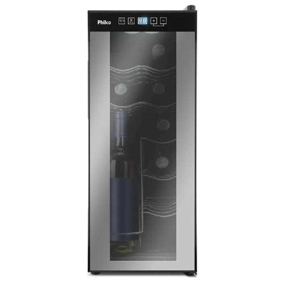 Adega Philco 12 Garrafas Display Digital Preto PAD12E Bivolt
