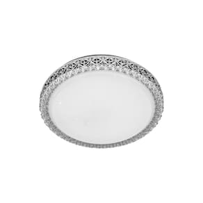 Plafon Led Blumenau Shine Liso De Sobrepor com Ajuste de Cor 18W Bivolt Translúcido