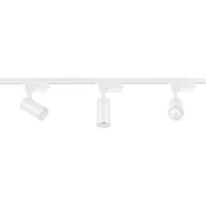 Trilho Eletrificado Com 3 Spots Led Up Blumenau 15W Bivolt
