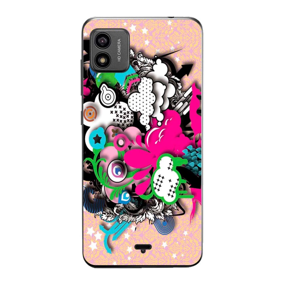 Capa Adesivo Skin104 Verso Para Multilaser Multi F2 (2024)
