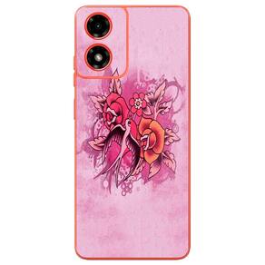 Capa Adesivo Skin007 Verso Para Motorola Moto G04S (2024)