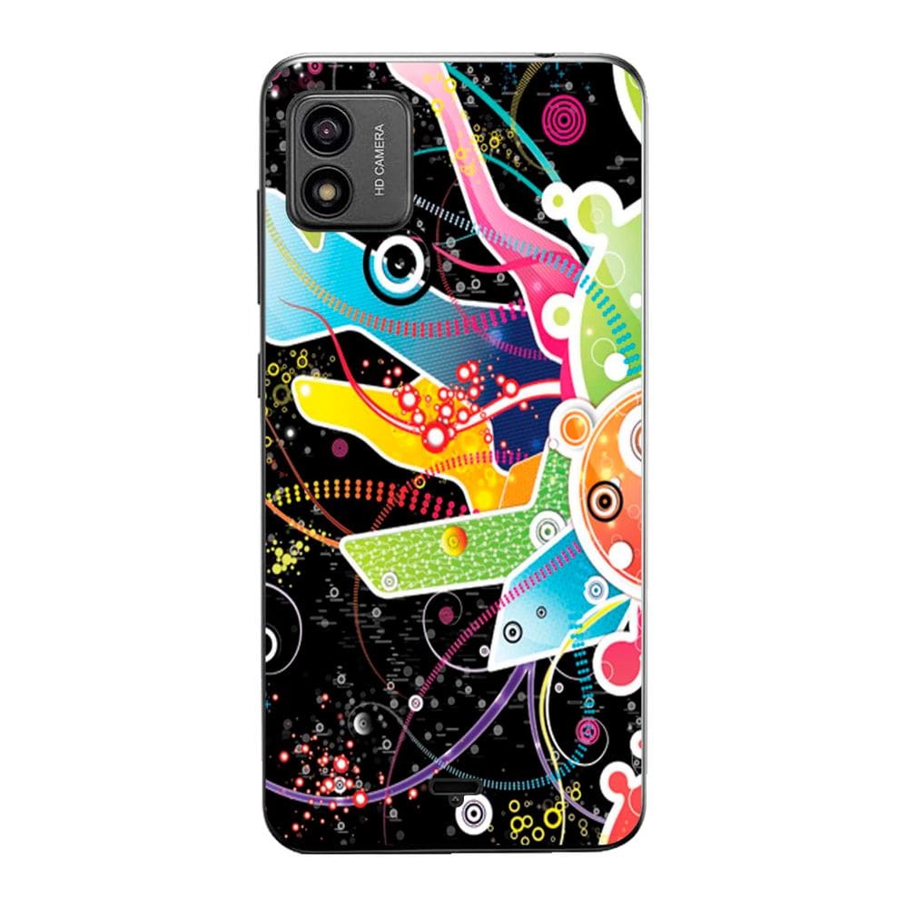 Capa Adesivo Skin058 Verso Para Multilaser Multi F2 (2024)