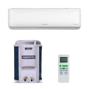 Ar condicionado Split Hi Wall Agratto Inverter Liv Top 12.000 Btus Quente e Frio 220v R-32