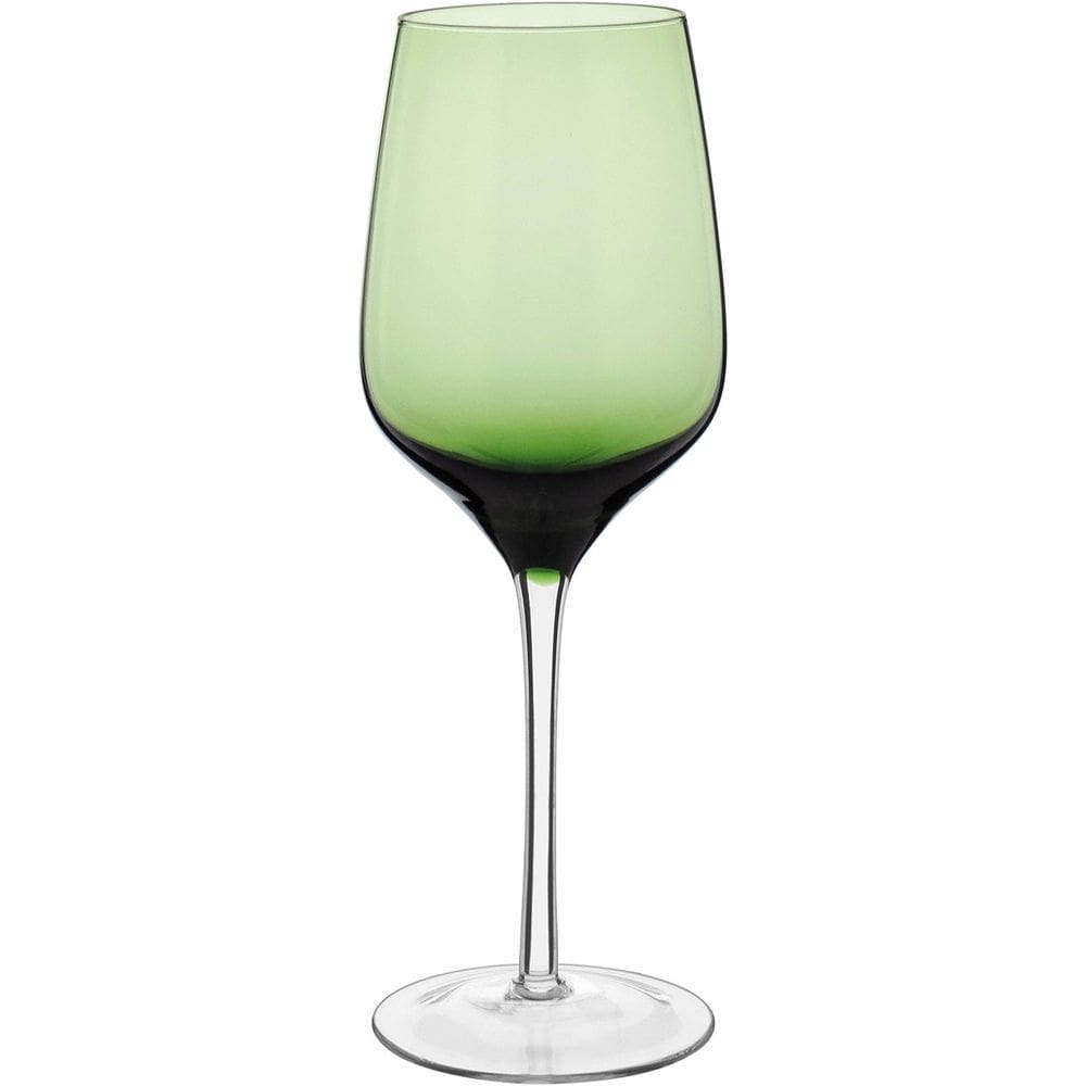 JG 2PÇ TAÇAS VINHO HOME&CO BALLET VIDRO 460ml 24x9x9cm VERDE
