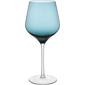 JG 2PÇ TAÇAS ÁGUA HOME&CO BALLET VIDRO 540ml 23x10x10cm AZUL