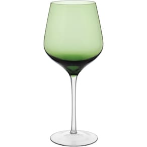JG 2PÇ TAÇAS ÁGUA HOME&CO BALLET VIDRO 540ml 23x10x10cm VERDE