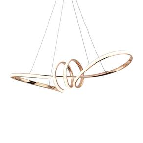 Lustre Pendente Nitrolux LP-017A Dourado Led Bivolt