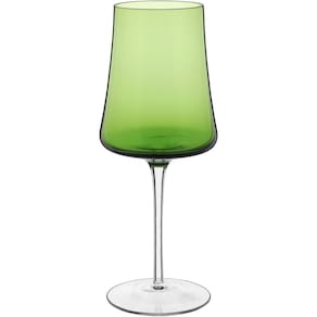 JG 2PÇ TAÇAS VINHO HOME&CO LATOUR VIDRO 460ml 24x9x9cm VERDE