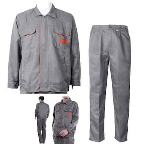 Conjunto Uniforme EPI Listra Refletiva Obra Construçao Civil Profissional Eletricista Prestador de Serviço