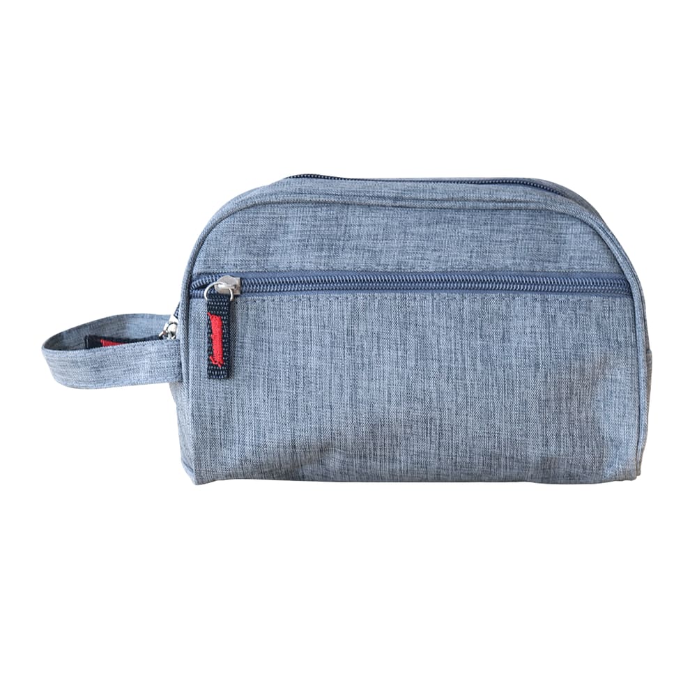 Nécessaire de Poliéster Com Alça Lateral Cores Neutras