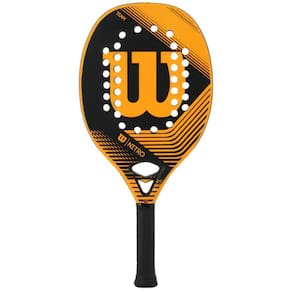 Raquete Nitro de Beach Tennis Intermediário 34 Furos Unissex Controle Leve Macia Wilson