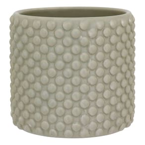 CACHEPÔ CERÂMICA 13x14x14cm VERDE DECORATIVO VASO PLANTA