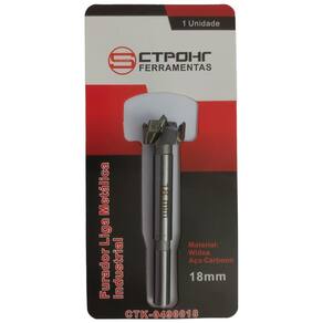 Broca Forstner 18Mm Dobradiça De Armário Liga Industrial