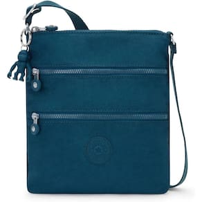 Bolsa Kipling Transversal Keiko Azul - Cosmic Emerald