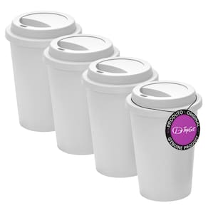 Kit 4x Copos para Viagem 450 ml Jacarta TopGet