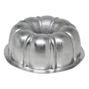 Forma Mini Torta Suíça Pudim Decor1 (9x4cm - P) Alumínio