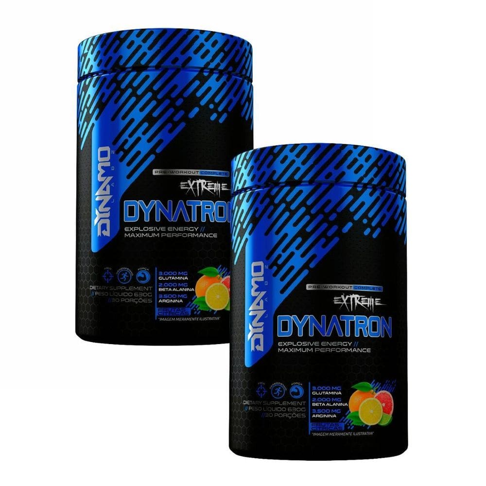 Kit 2 Un Pré Treino Dynatron Extreme 630G Dynamo Labz