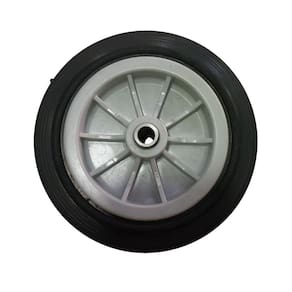 Roda Borracha Maciça Para Carrinhos R 614 Bmn Até 120 Kgs