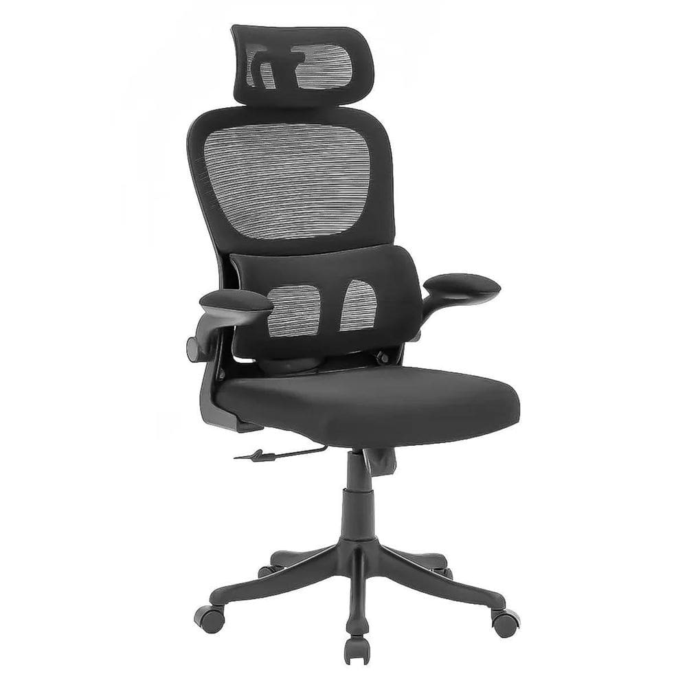 Cadeira De Escritório Executiva Reclinável Ergonômica Lombar