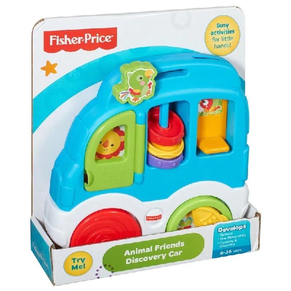 Sons Divertidos Carro dos Animais FISHER-PRICE Mattel CMV95/CMV93