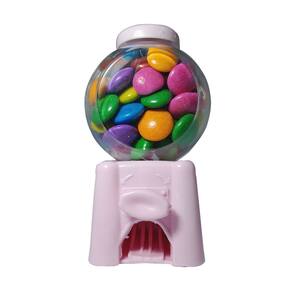 Candy Machine Mini Máquina de Doces C/ 24uni Colorido Rofida