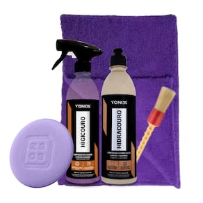 Kit Higicouro Hidracouro + Pincel + Aplicador e Microfibra