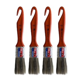 Kit 4 Trincha Pincel Para Pintura Látex Acrílica 1`` Tigre