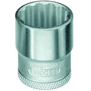 Soquete Estriado Encaixe 3/8 - 8Mm Gedore 014033