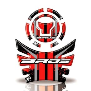 Kit Protetor Tanque e Bocal Moto Honda acima 2018 BROS 160 Vermelho 2020